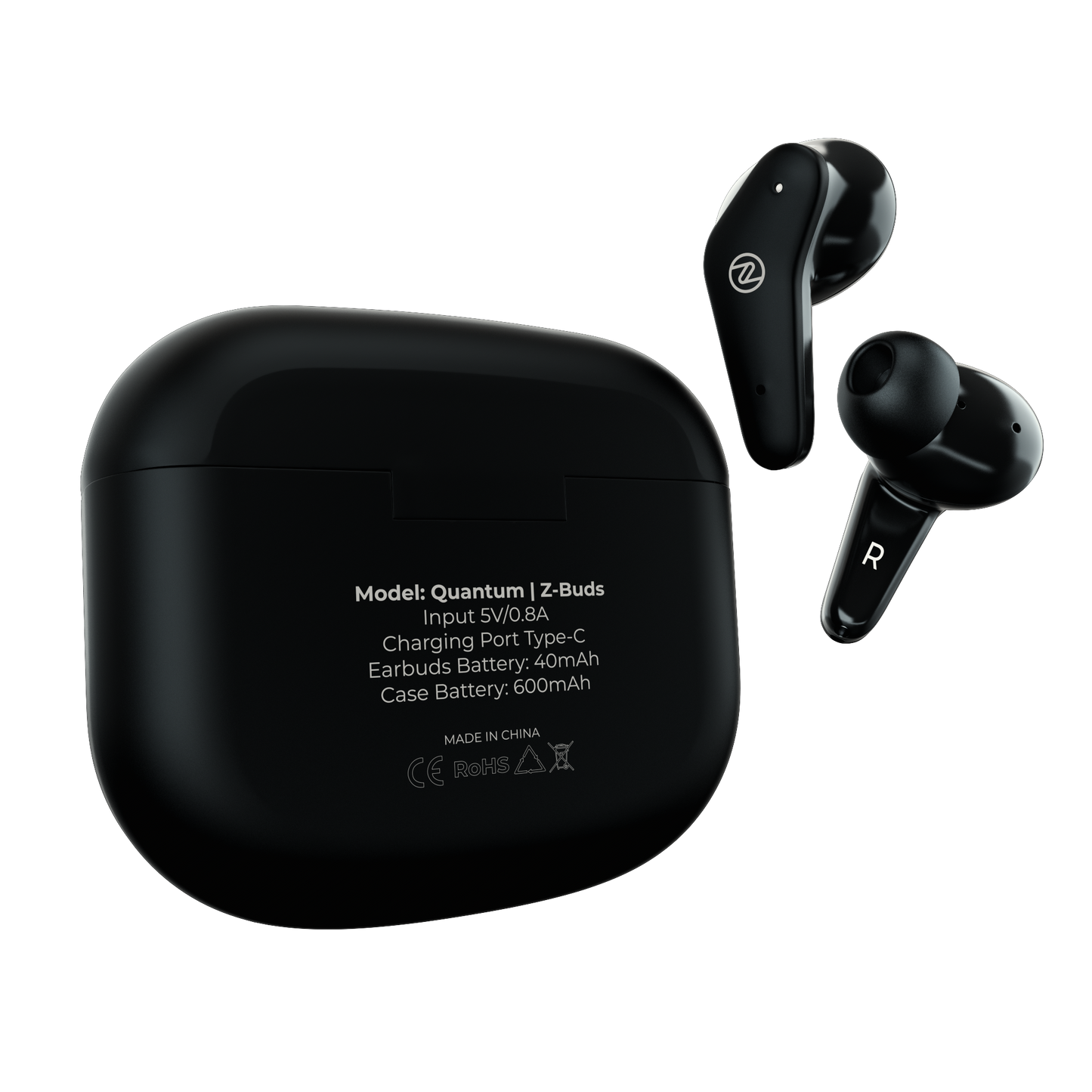 Zero® Quantum Earbuds | Ultra Lightweight, Bluetooth Calling, IPX4 water resistant| Best Price TWS Earbuds for Men, Women, iPhone & Android Users