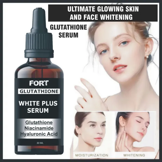 FORT Glutathione Serum Face Serum for Glowing Skin and Face Whitening with Whitening Serum Ultimate Skin Care Products - 30 ML