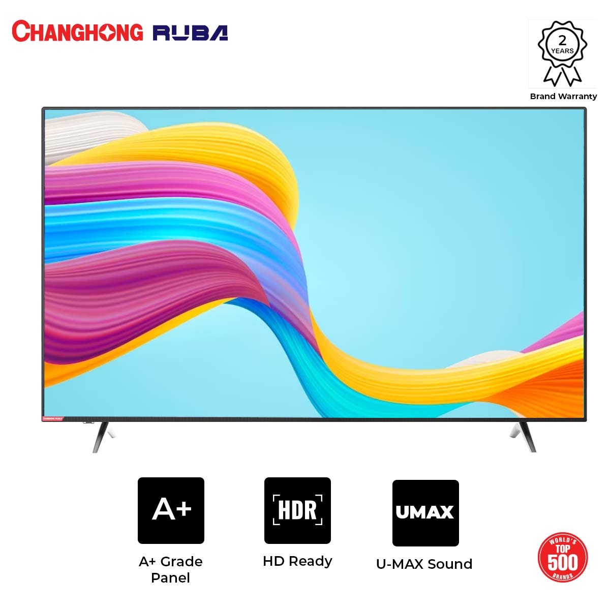 Changhong Ruba L32X5 - 32 inch LED TV- Narrow Bezel - HD TV- Black