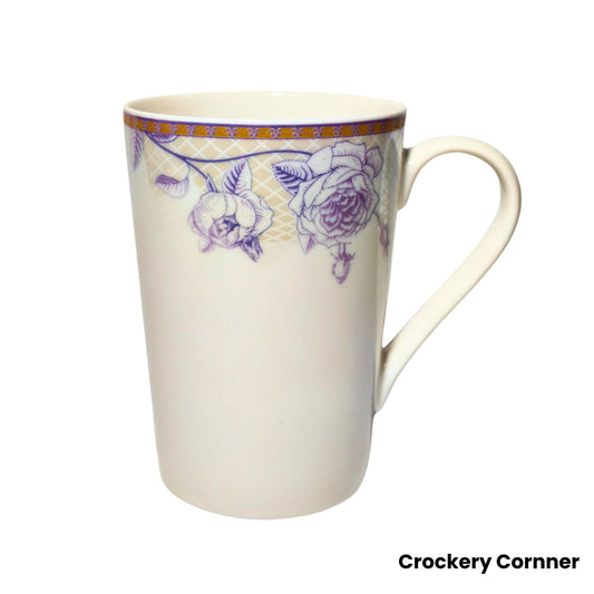 Light Weight Bone China Mug For Tea And Coffee - 2 variants, (350 ml, 400ml)